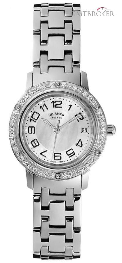 Hermès 035322WW00  Clipper Quartz PM 24mm Ladies Watch 035322WW00 199637