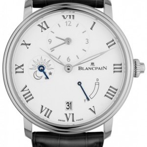 Blancpain 6661-1531-55b  Villeret 8 Days Half Timezone Mens 6661-1531-55b 204467