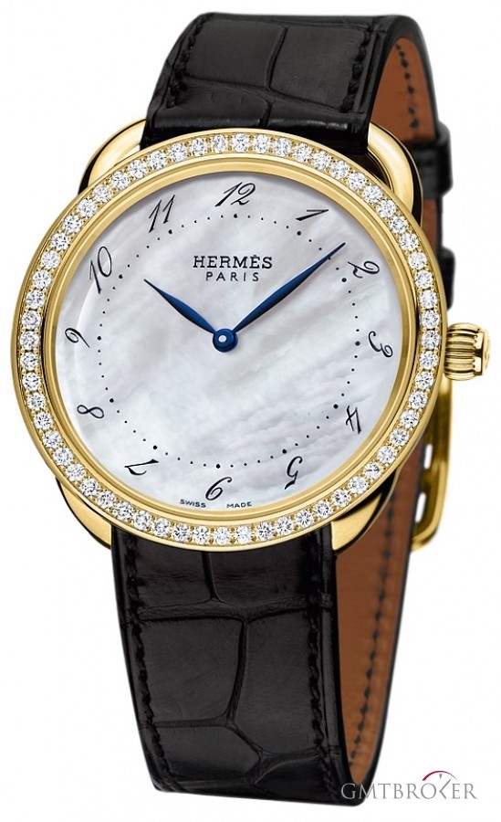 Hermès 028089WW00  Arceau Quartz GM 38mm Medium Watch 028089WW00 212347