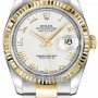 Rolex 116233 White Roman Oyster  Datejust 36mm Stainless