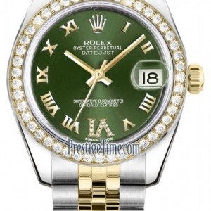 Rolex 178383 Olive Green VI Roman Jubilee  Datejust 31mm 178383OliveGreenVIRomanJubilee 427089