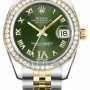 Rolex 178383 Olive Green VI Roman Jubilee  Datejust 31mm