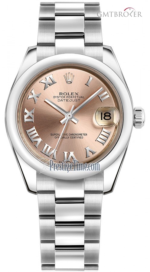 Rolex 178240 Pink Roman Oyster  Datejust 31mm Stainless 178240PinkRomanOyster 395519