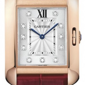 Cartier Wjta0009  Tank Anglaise Quartz Medium Ladies Watch wjta0009 471721