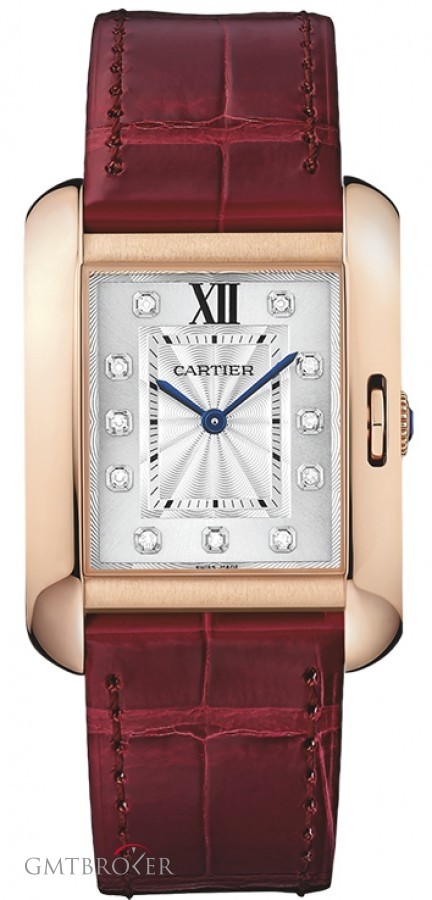 Cartier Wjta0009  Tank Anglaise Quartz Medium Ladies Watch wjta0009 471721