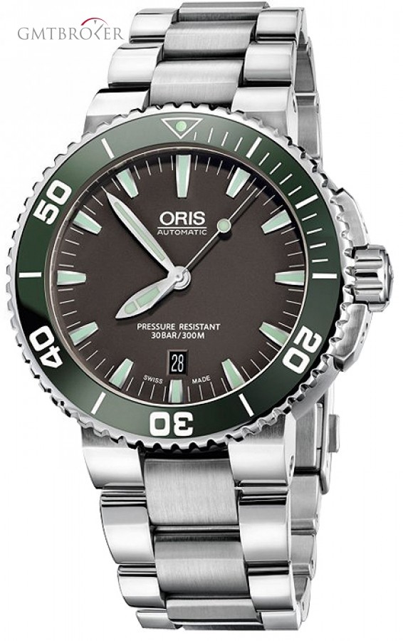 Oris 01 733 7653 4137 07 8 26 01PEB Aquis Date Mens Wa Photo 1 on