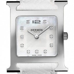 Hermès 036810WW00  H Hour Quartz Medium MM Ladies Watch 036810WW00 200391