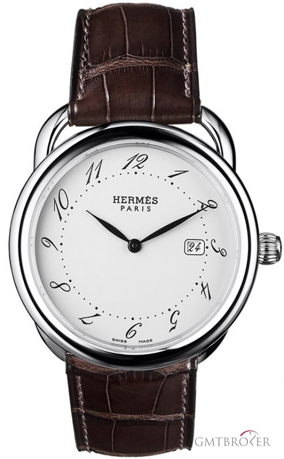 Hermès 027407WW00  Arceau Quartz GM 38mm Medium Watch 027407WW00 197423