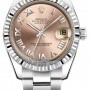 Rolex 178274 Pink Roman Oyster  Datejust 31mm Stainless