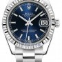 Rolex 178274 Blue Index Oyster  Datejust 31mm Stainless