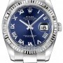 Rolex 116234 Blue Roman Oyster  Datejust 36mm Stainless