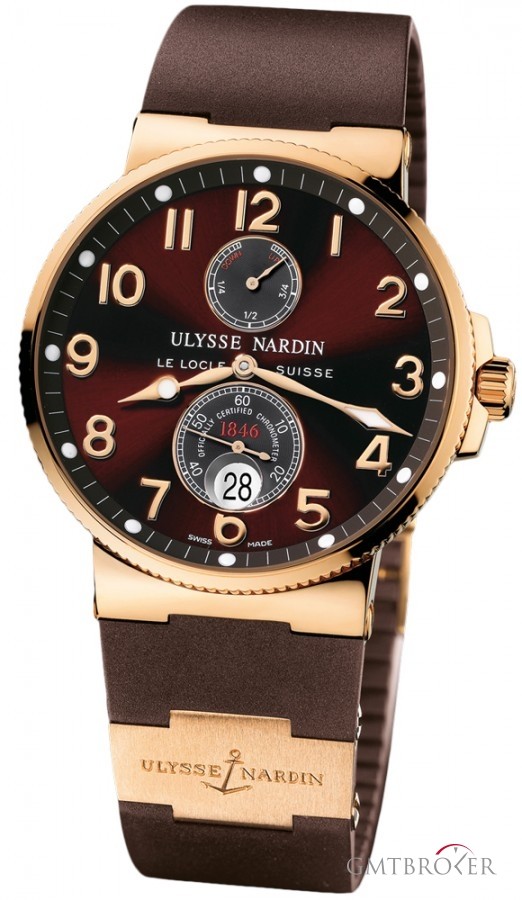 Ulysse Nardin 266-66-3625  Maxi Marine Chronometer Mens Watch 266-66-3/625 178541