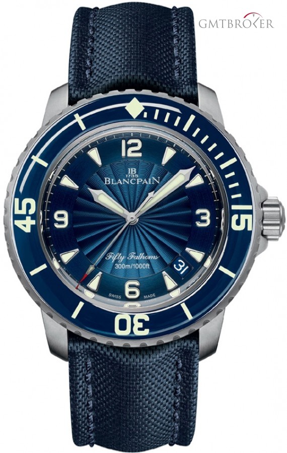 Blancpain 5015d-1140-52b  Fifty Fathoms Automatic Mens Watch 5015d-1140-52b 203915