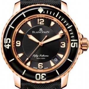 Blancpain 5015-3630-52b  Fifty Fathoms Automatic Mens Watch 5015-3630-52b 256817