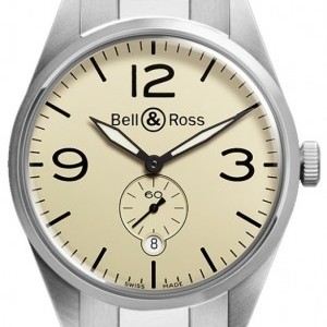 Bell & Ross BRV 123 Original Beige Bracelet Bell  Ross BR 123 BRV123OriginalBeigeBracelet 236883