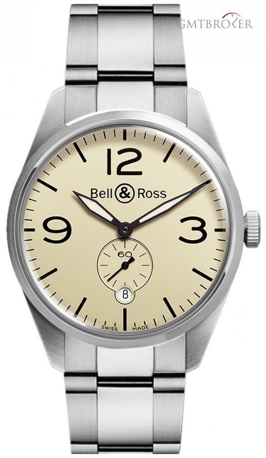 Bell & Ross BRV 123 Original Beige Bracelet Bell  Ross BR 123 BRV123OriginalBeigeBracelet 236883