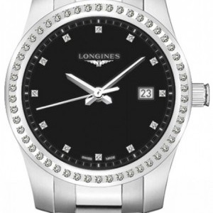 Longines L34010576  Conquest Quartz 36mm Ladies Watch L3.401.0.57.6 479621