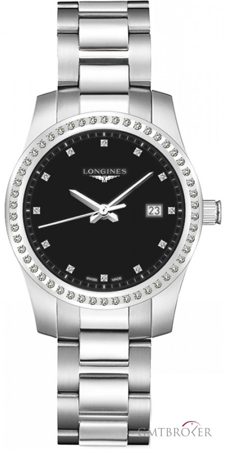 Longines L34010576  Conquest Quartz 36mm Ladies Watch L3.401.0.57.6 479621