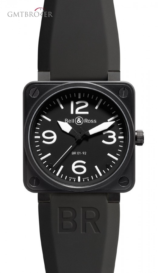 Bell & Ross BR01-92 Carbon Bell  Ross BR01-92 Automatic 46mm M BR01-92Carbon 153951