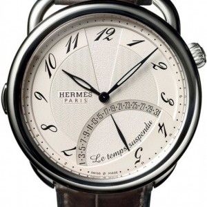 Hermès 036873WW00  Arceau Le Temps Suspendu 43mm Mens Wat 036873WW00 213093