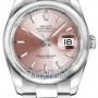Rolex 116200 Pink Index Oyster  Datejust 36mm Stainless