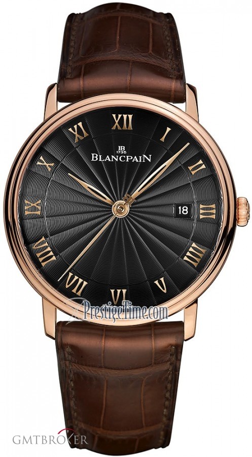 Blancpain 6651-3630-55br  Villeret Ultra Slim Seconds  Date 6651-3630-55br 189323