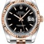 Rolex 116231 Black Index Jubilee  Datejust 36mm Stainles