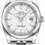 Rolex 116200 White Index Jubilee  Datejust 36mm Stainles