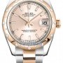 Rolex 178341 Pink Index Oyster  Datejust 31mm Stainless