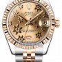 Rolex 178271 Pink Floral Jubilee  Datejust 31mm Stainles