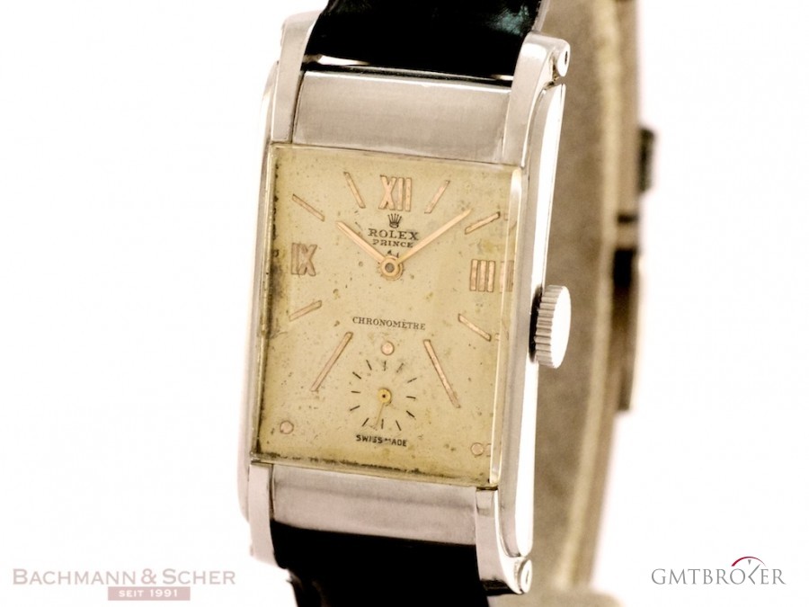 Rolex Vintage Prince Chronometer Rectangular Doctors Wat 3937 452713