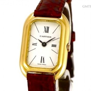 Cartier Vintage Ladys Watch 18k Yellow Gold 1970s nessuna 80569
