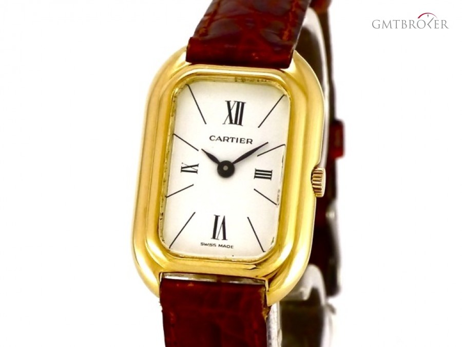 Cartier Vintage Ladys Watch 18k Yellow Gold 1970s nessuna 80569
