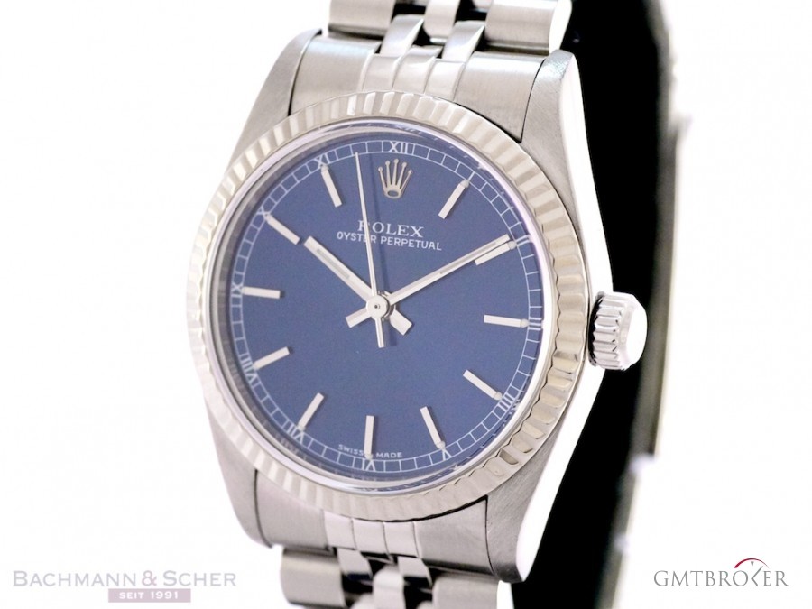 Rolex Medium Oyster Perpetual Ref-77014 Stainless Steel 77014 493189