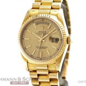 Rolex Day-Date Ref 18238 18k Yellow Gold Papers Bj 1992 18238 80859