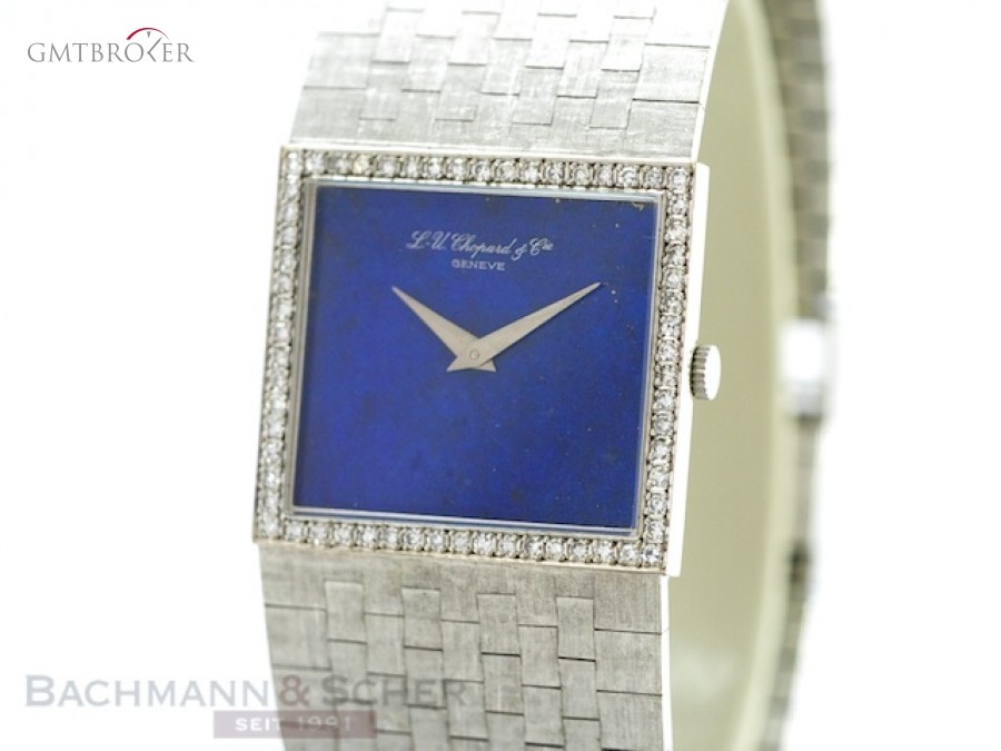 Chopard Chopard Vintage Gentlemans Watch 18k White Gold Di 152096-1001 80681