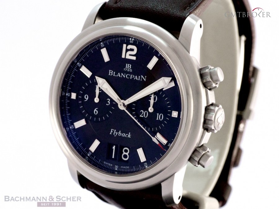 Blancpain Leman Chronograph Fly-Back Big Date Matt Finished 2885F-1130-53B 350943