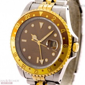 Rolex GMT-Master II Ref-16713 in 18k Yellow Gold Stainle 16713 460615