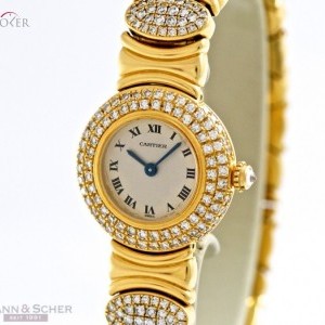 Cartier Cartier Colisee 18k Yellow Gold Full Diamond Setti nessuna 80993