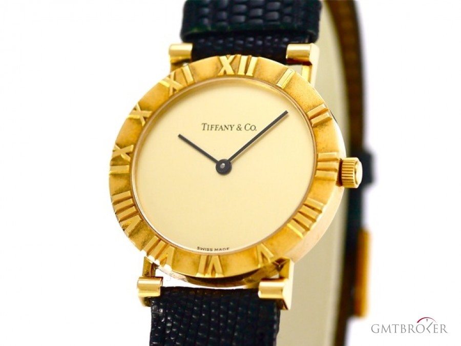 Tiffany Co Gentlemans Watch 18k Yellow Gold Bj 1999 M0630 80583