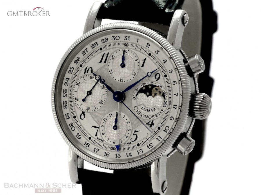 Chronoswiss Lunar Chronograph Ref-CH7523 Stainless Steel Bj-20 CH7523 81241