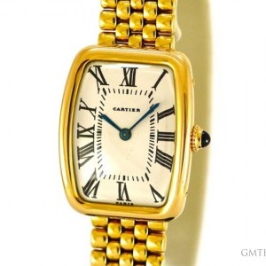 Cartier Vintage Ladys Watch 18k Yellow Gold Bj 198 nessuna 80511