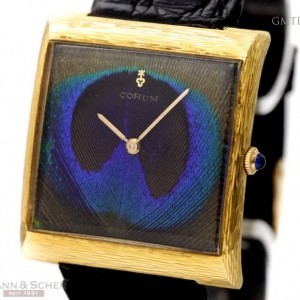 Anonimo CORUM Vintage Buckingham Peacock Dial 18k Yellow G 5412056 649405