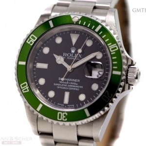 Rolex Submariner Date Ref-16610LV Fat-Flat Four Stainles 16610LV 727851