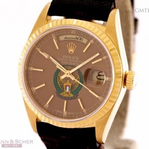 Rolex Vintage Day-Date UAE LOGO Dial Ref-18038 18 Yellow 18038 435589