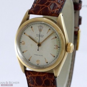 Rolex Vintage Oyster Precision Ref-6022 14k Yellow Gold 6022 80741