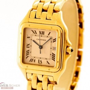 Anonimo Cartier Panthere 18k Yellow Gold Gentlemans Watch nessuna 390233