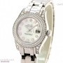 Rolex Lady Datejust Pearlmaster Ref 80359 Withe Gold