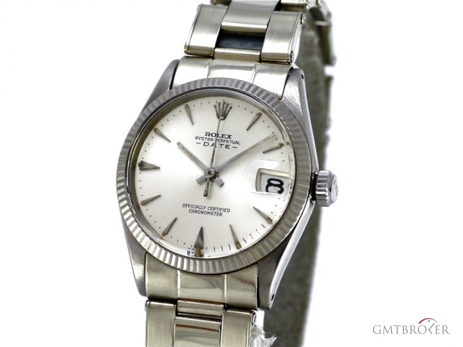 Rolex Medium Date Reference 6627 18k White Gold Oyster-F 6627 80447