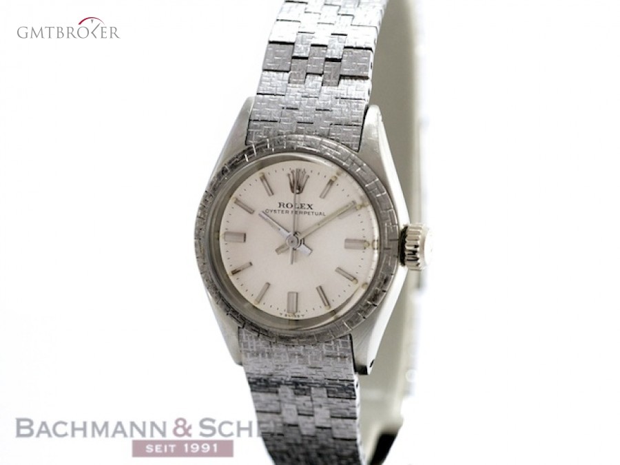 Rolex Vintage Oyster Perpetual Ladys Size Ref 6619 white 6619 298607